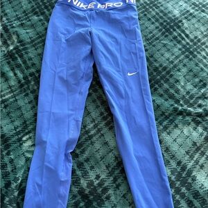 Nike Blue Dri-FIT Pro Athletic Leggings
